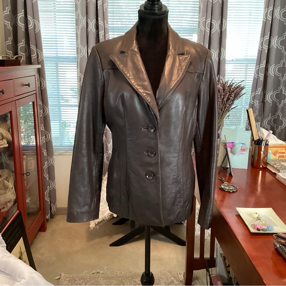 Jones New York Leather Jacket